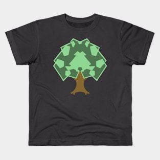 Geometric Tree Kids T-Shirt